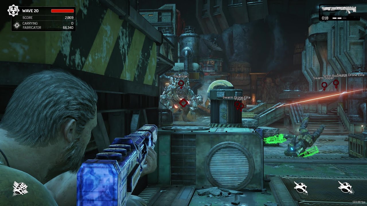 Gears of War 4 2 Man Inconceivable/Ironman Horde Monster Mash YouTube