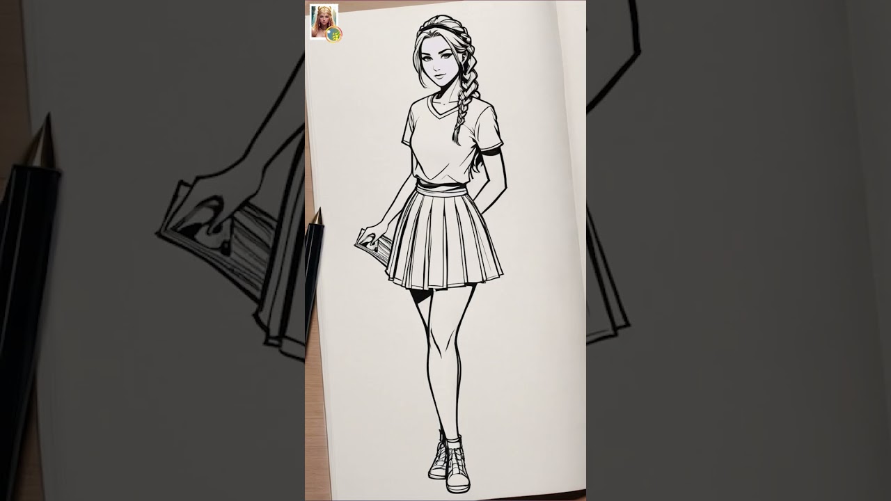 character design, beautiful girls and a song by Suno, digital art 