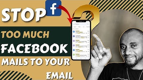 👉HOW TO STOP FACEBOOK NOTIFICATIONS IN GMAIL/EMAIL 🔥 #facebooknotification #iphone #facebook