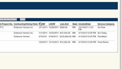 Managing the Open Service Orders Page for Perfekt