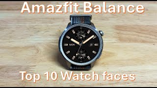 Top 10 Watch Faces Amazfit Balance screenshot 3