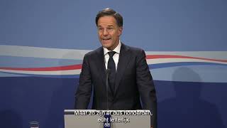 Statement MP Rutte op persconferentie na ministerraad van 20 mei 2022