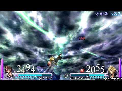 【SARENA666】DISSIDIA FINAL FANTASY スコールvsクラウド