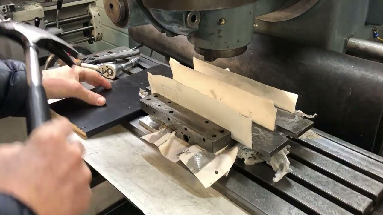 Myford saddle resurfacing including Rulon application - 4 - prep, glue, clean and measure the Rulon