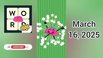 WordBrain Spring Event March 16, 2025 - All Parts | Full Gameplay & Solutions