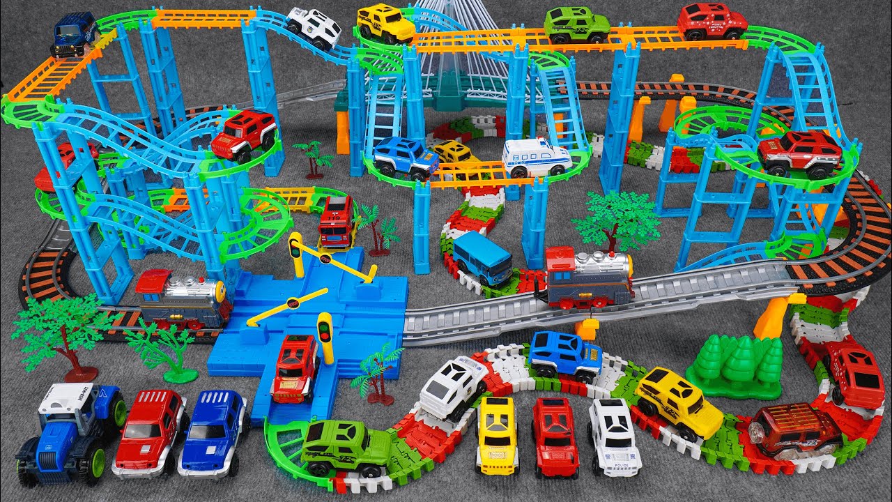 33 minutes of satisfaying Anti-Gravity Magnetic Track toy ASMR | Toys review