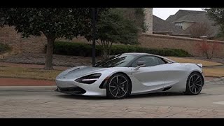 McLaren 720S Spyder Walk around, engine start up, and drive bys.