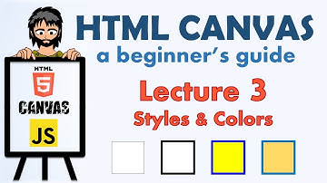 色とスタイル - HTML キャンバス