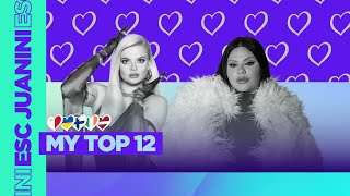 Eurovision 2025 My Top 12 New
