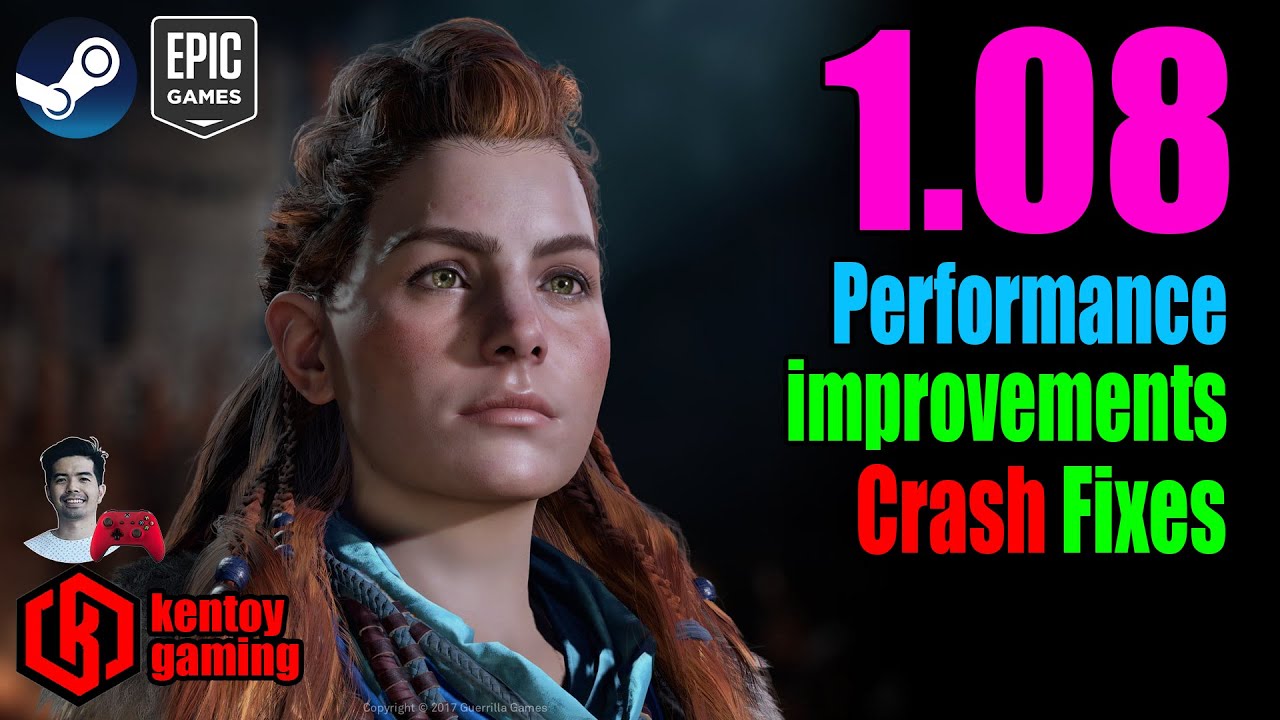 Horizon Zero Dawn PC Patch | 1.08.6 | Crash Fix | Performance Improvements | 1.07 vs 1.08 Comparison