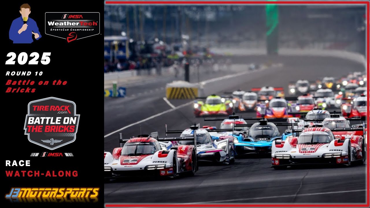 🔴 IMSA | 2025 | Round 10 | Battle on the Bricks 6 Hours | Race Watch-Along
