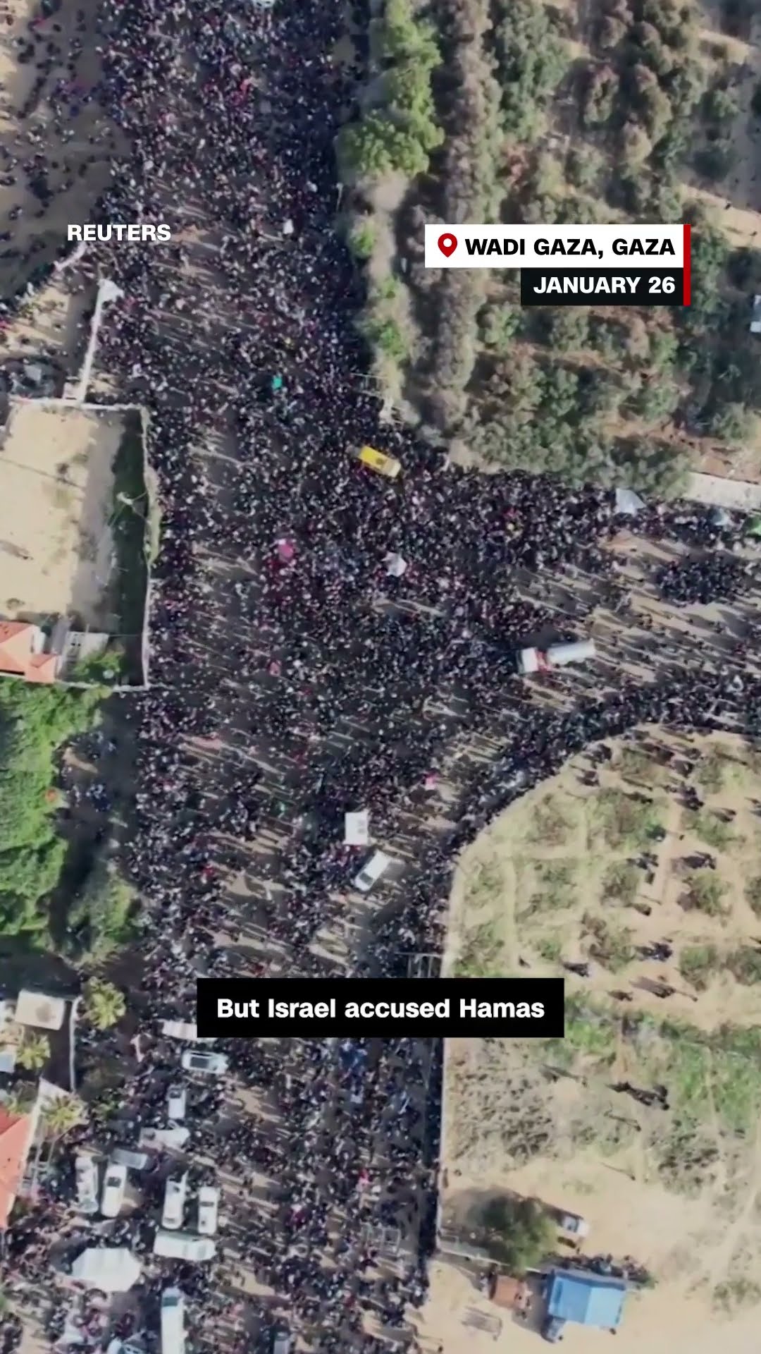 Israel blocks hundreds of thousands from northern Gaza Strip
