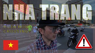 How To Cross The Rush Hour Traffic At Nha Trang, Vietnam.