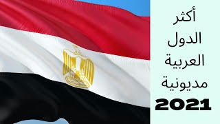 اكثر الدول العربية مديونية لعام 2021 من بينها دولة خليجية.