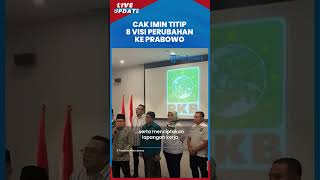 PKB Siap Join Gerbong Prabowo, Cak Imin Titip 8 Agenda Perubahan: Jamin Kebebasan Mengkritik