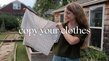 Make A Sewing Pattern From Your Clothes!