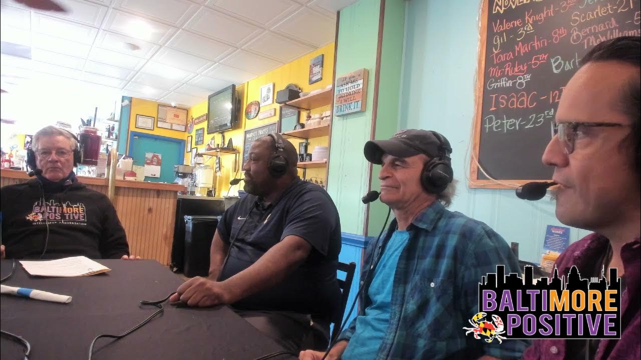 Just four Baltimore guys talking baseball, sports cartoons & Coppin State over crab cakes at