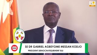 VŒUX A LA NATION DE SE DR GABRIEL AGBEYOME MESSAN KODJO, PRESIDENT DEMOCRATIQUEMENT ELU