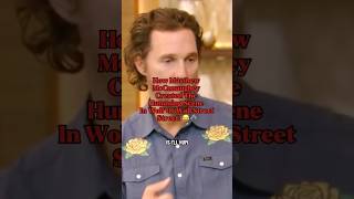 How Matthew McConaughey Created The Humming Scene In Wolf Of Wall Street! 😂 #matthewmcconaughey