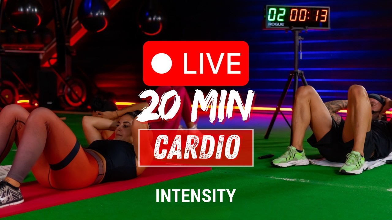 LIVE CARDIO 20 min – Brûler Graisse Rapidement | Workout Maison INTENSITY RECORD