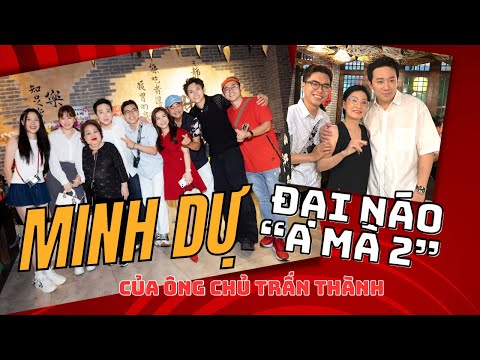 Đến dự khai trương quán A MÀ (chi nhánh 2), Minh Dự cũng không quên “cà khịa” ông chủ Trấn Thành!