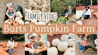 Burts Pumpkin Farm 2021 | October Festivities | Family Vlog | Pumpkin Patch || Maddie Nicole
