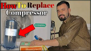 AC Compressor Replacement | Installing new AC Compressor | Step by Step