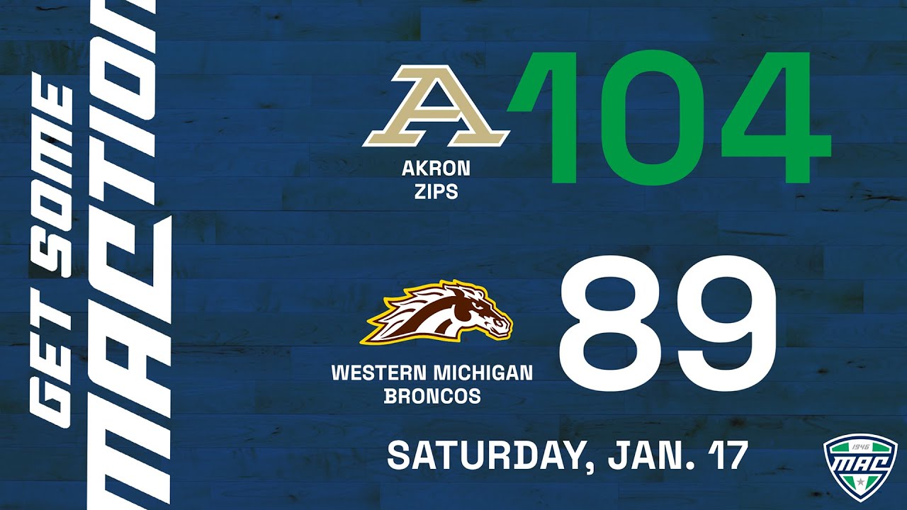 MBB Condensed Game: Akron 104, Western Michigan 89