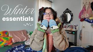 winter essentials that help me stay warm and offline