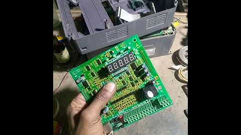 INVT VFD DEAD CPU Card Repairing