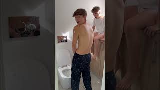 He showed me how to go right on the toilet @Willowtwink 😳🤣  #boys #toilet #wonderful #happiness