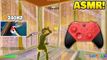 Xbox Series X Controller ASMR😴 Satisfying 🏆Fortnite Boxfights + HandCam
