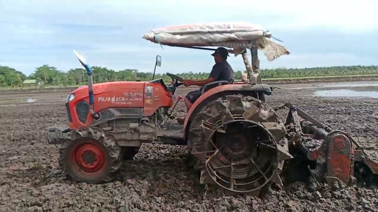 TRAKTOR JONDER KUBOTA L5018 || Joki Ngebut Bajak Lahan Lembek || Dua Hektare cuma 1,5 Jam