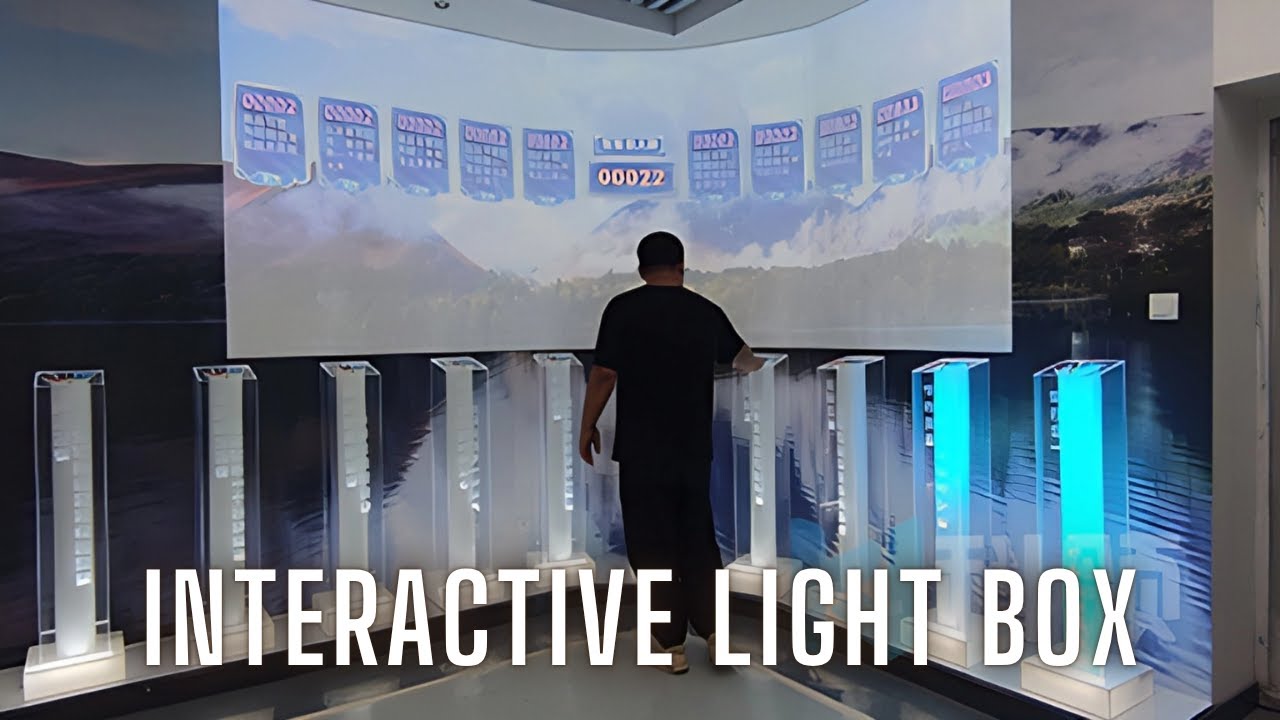 Sensory Installations for Exhibitions | Interactive Light Box & Touch Sensor Technology Demo