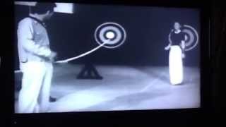 Trick shooting-Points On Arrows, starring Howard Hill