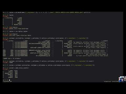 Using DataFrames with
