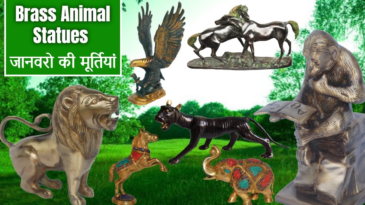 Order Online Brass Animal Statue For Home & Office Decoration 