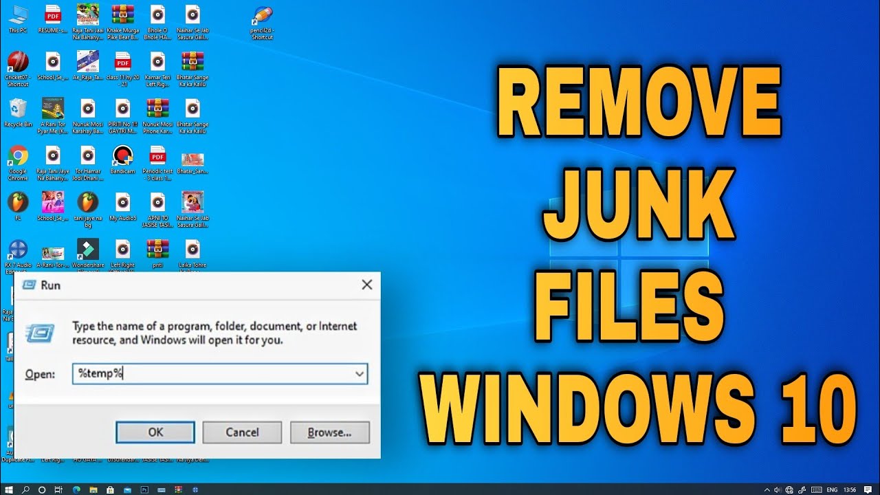 Remove Junk Files To Cleanup Your Windows 10 Computer YouTube
