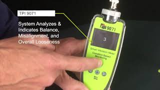TPI 9071 Smart Vibration Meter: Overview