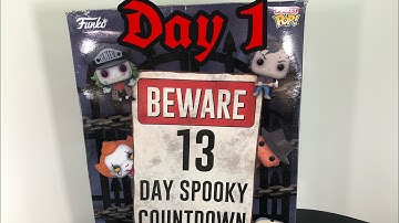 Funko 13 day Spooky countdown Advent calendar: Day 1!!