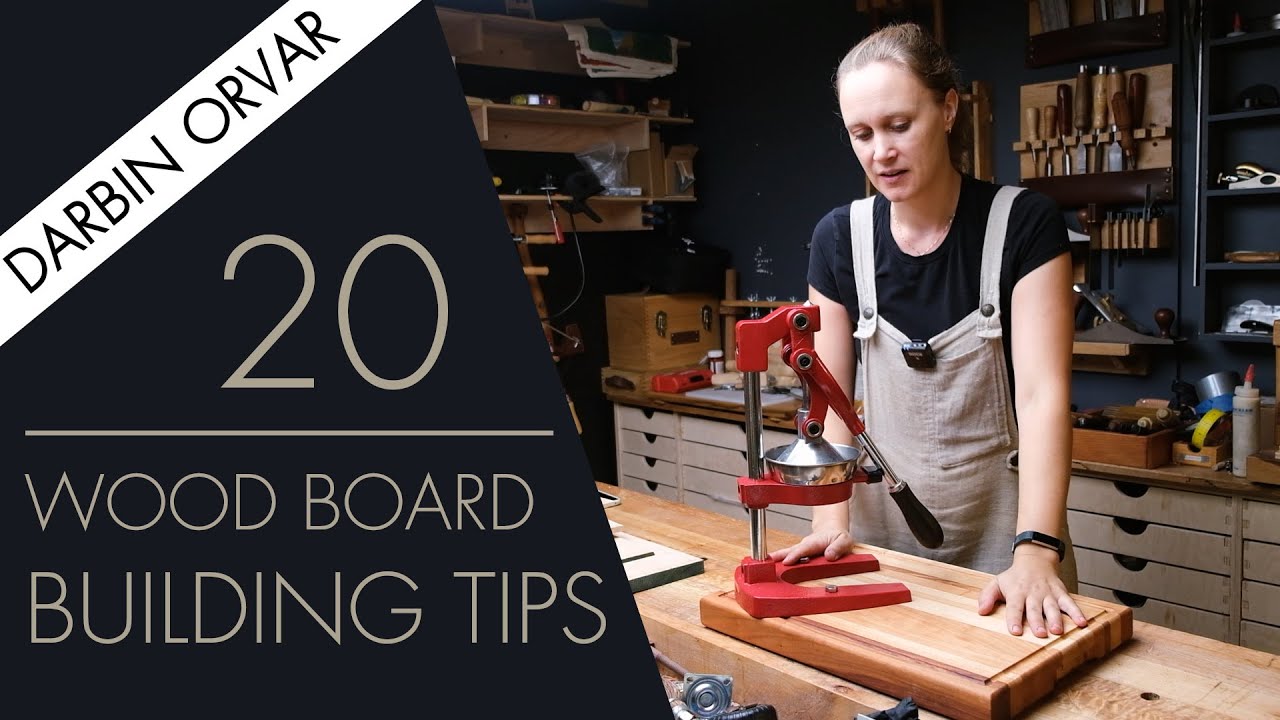 20 Techniques & Tips To Make a Cuttingboard YouTube