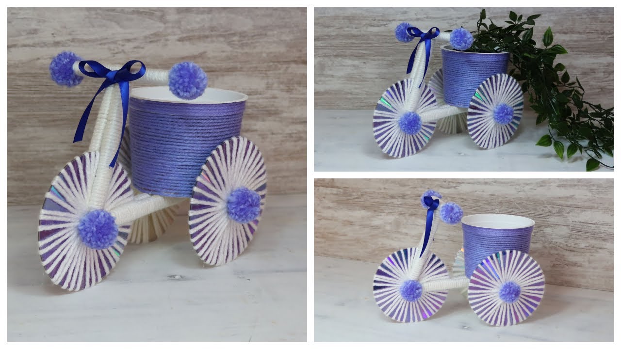 Manualidades con Cd y Palitos de Madera