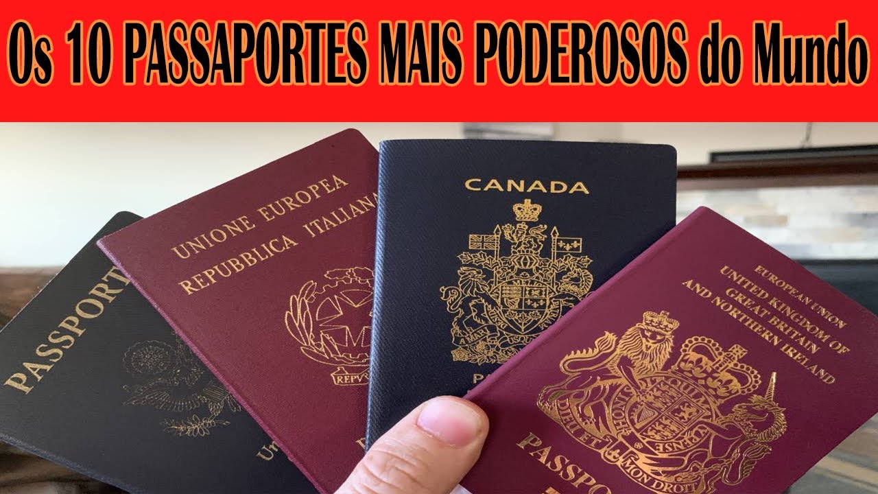 Os 10 PASSAPORTES MAIS PODEROSOS do Mundo 2023 - YouTube