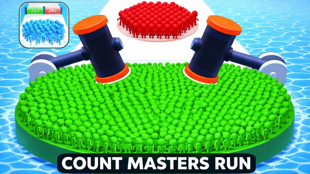 Count Master Run Game 🔥 | Biggest Crowd Ever VS Save Balls Gameplay All Levels Walkthrough.