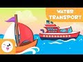 Water transport vehicles for kids - Vocabulary