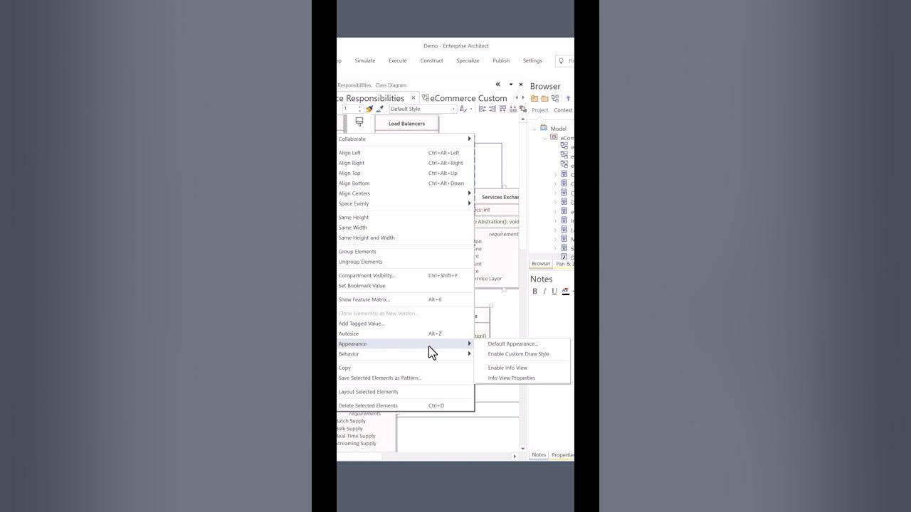 Sparx EA Technical Model View to Non Technical Presentations - YouTube