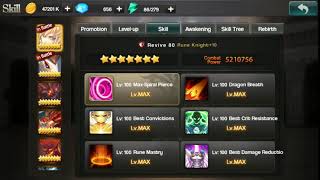Ragnarok Rush - Rune Knight's unique and rebirth skills screenshot 5