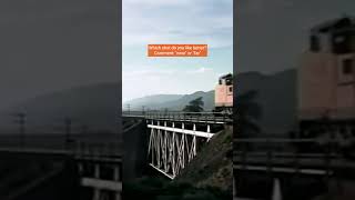 Which is better? Comment: first or second!  #railway #trains #train #trainvideos #usarailway