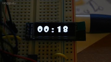 Mini SSD1306 I2C 128x32 OLED display and atmel ATTINY85
