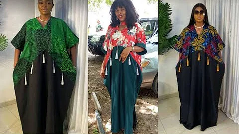 How to cut & sew a trendy Bubu kaftan dress with tassel